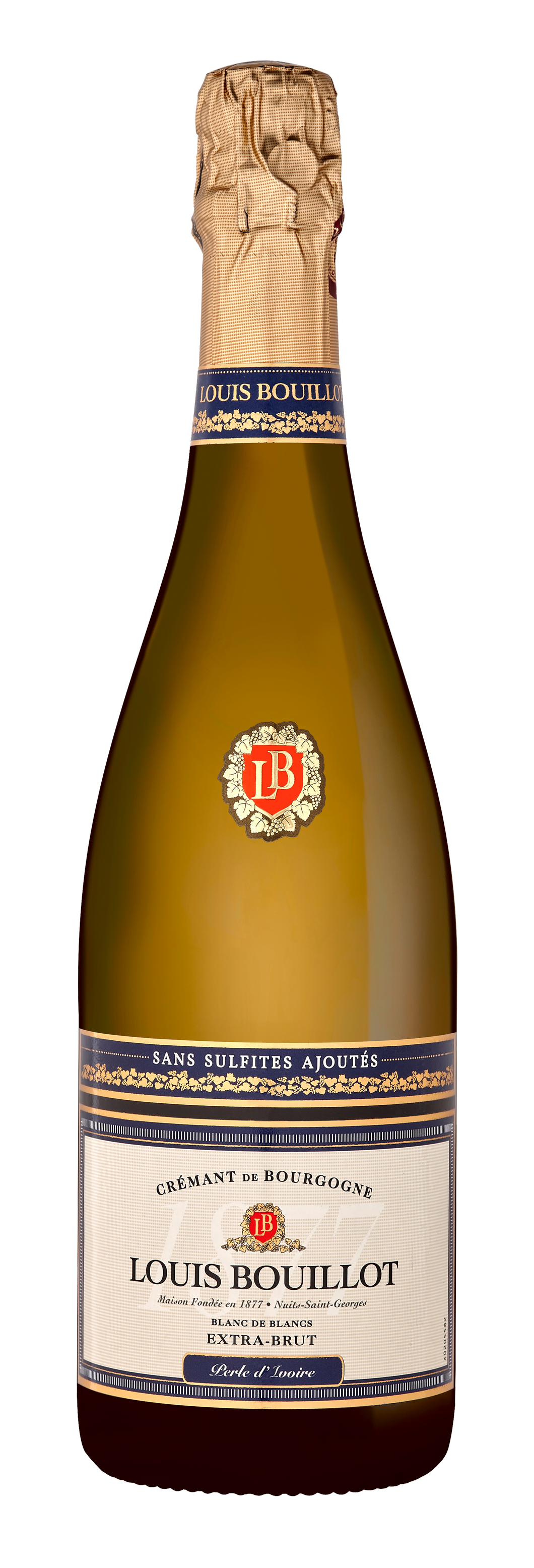 Louis Bouillot Crémant de Bourgogne Blanc de Blancs Extra Brut Perle d'Ivoire